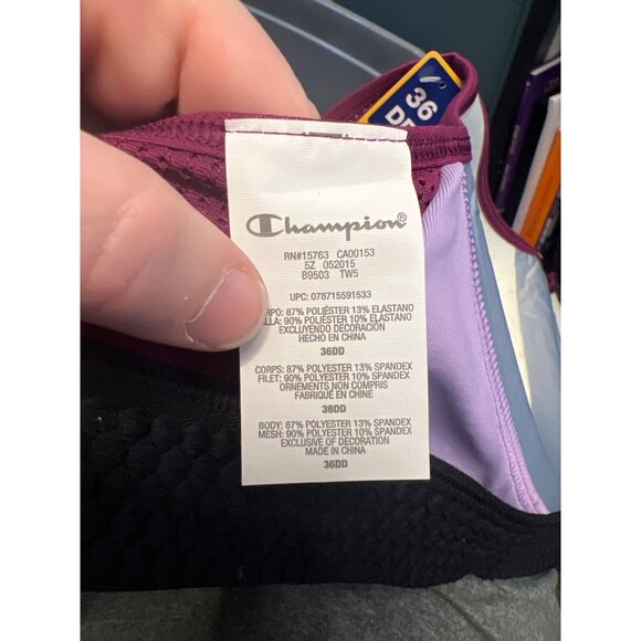 Champion Womens High Support Sports Bra 36DD - Picture 4 of 5